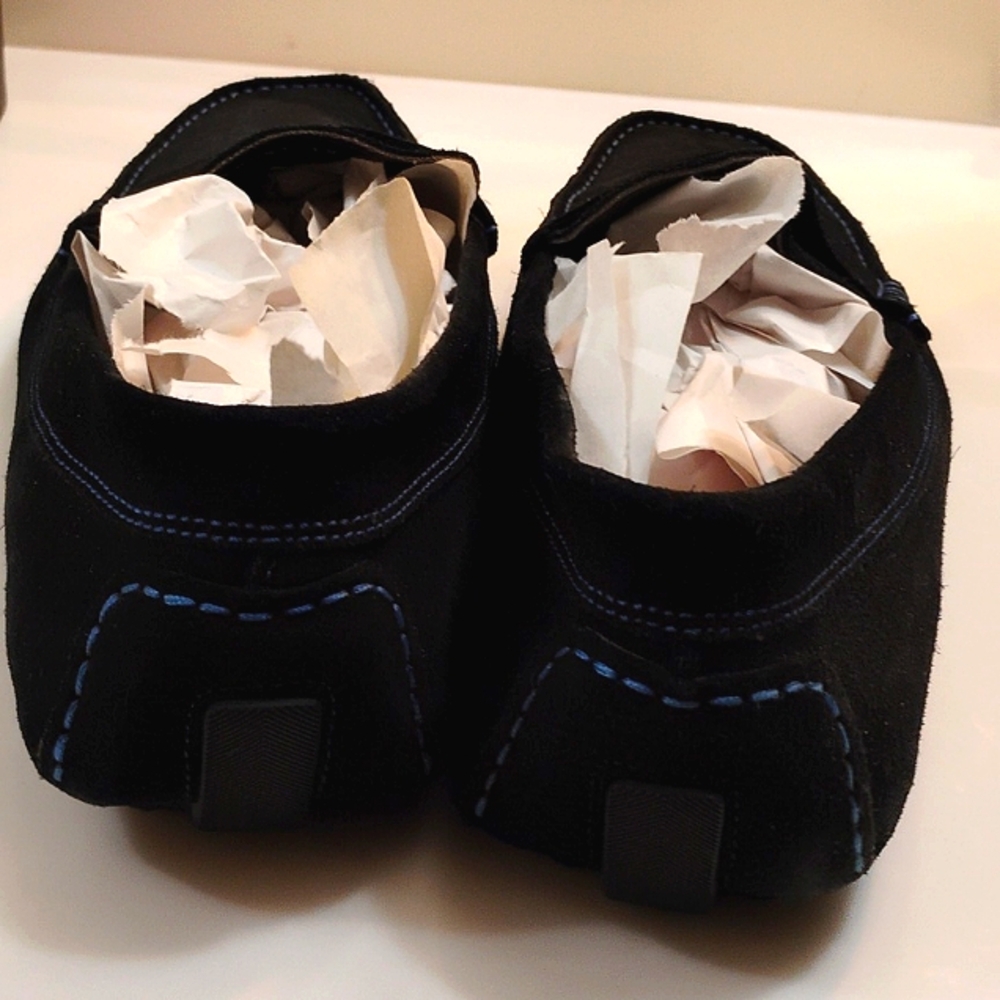 To Boot Black Loafers with Blue Accents - Picture 6 of 11